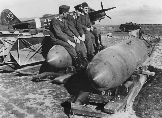 German bomb WWII