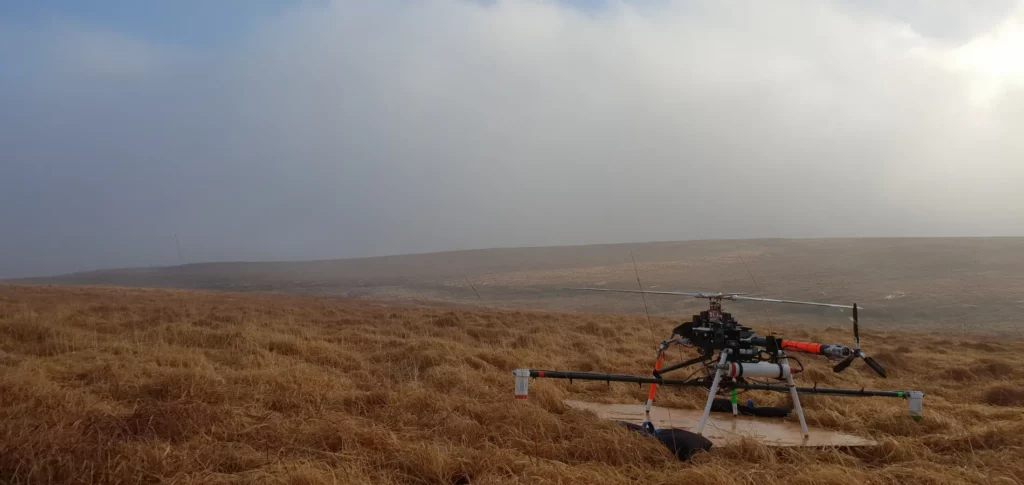Brimstone UXO conducting a UXO drone survey on Dartmoor National Park