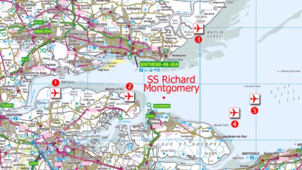 SS Montgomery location