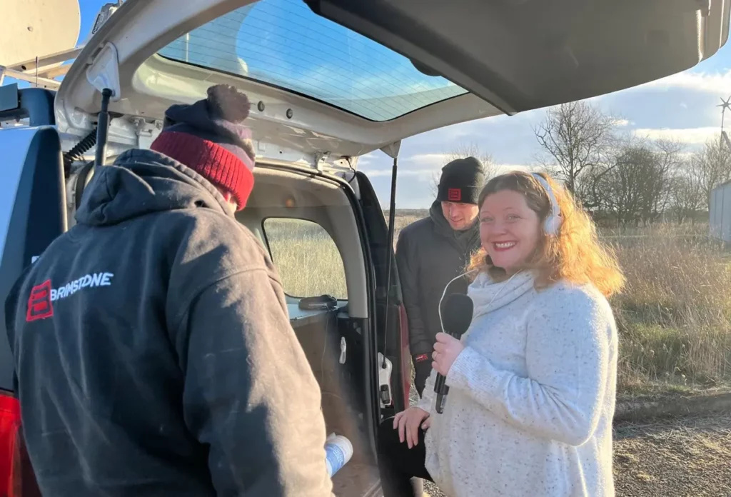 BBC Radio Humberside visit RAF Cowden