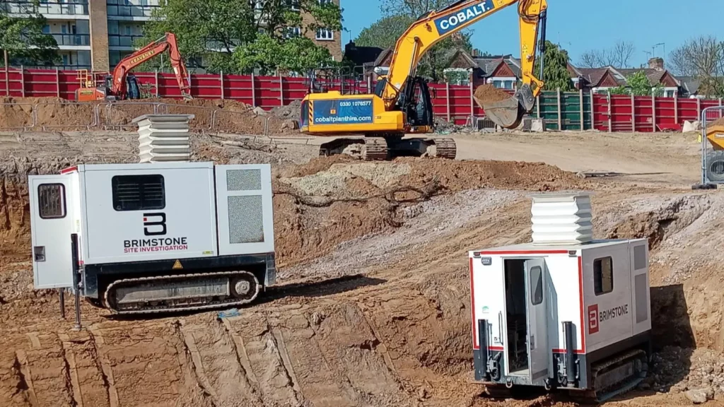 Commercial construction site