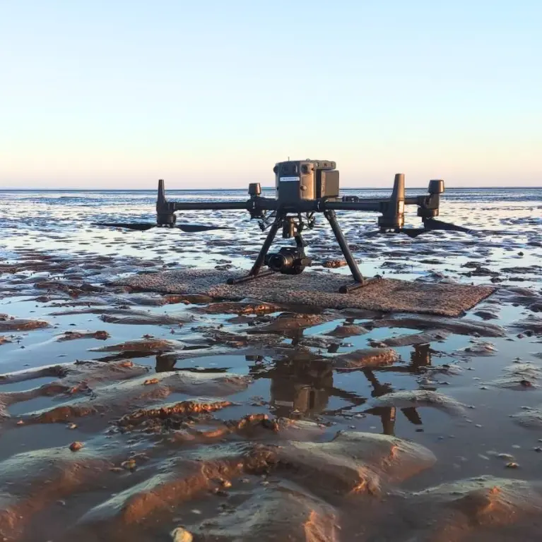 Non-Intrusive UXO Survey 3 Drone Non-Intrusive UXO Survey