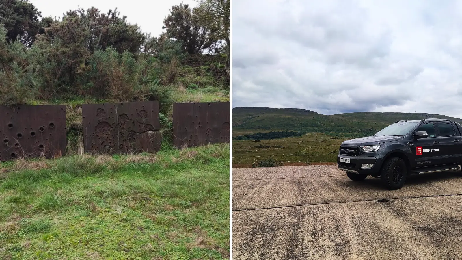 Brimstone UXO visit to part of the Defence Training Estate