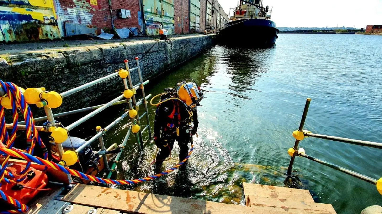 Celebrating 10 Years of Brimstone UXO 7 Liverpool Docks