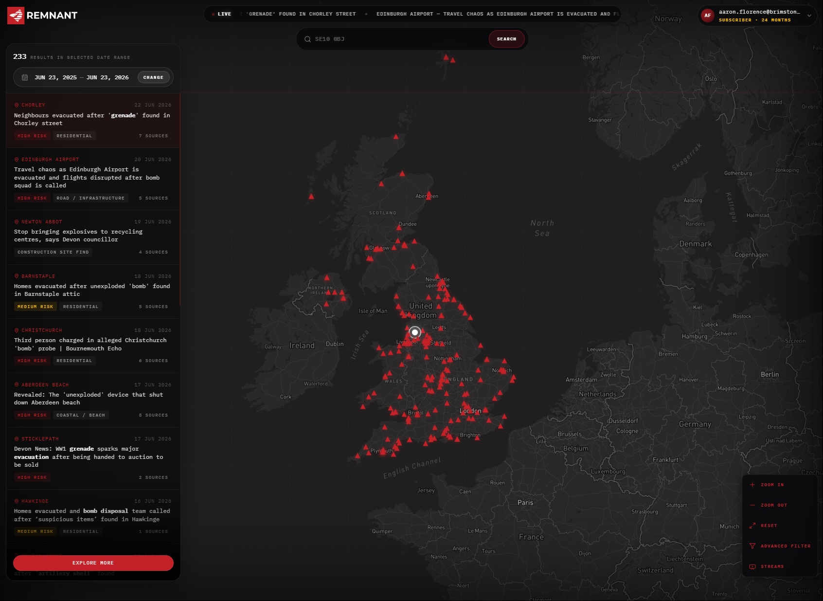 Remnant - UK UXO Intelligence