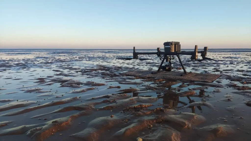 UXO Survey on a tidal area