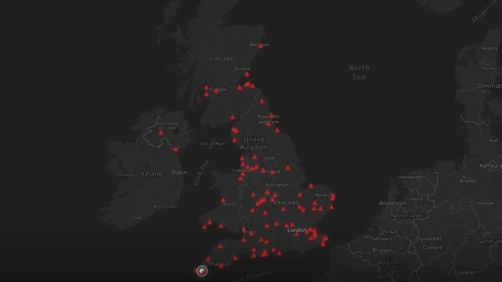 Remnant Q3 Review: 71 UXO Incidents Across the UK 1 Map of UXO Incidents on Remnant