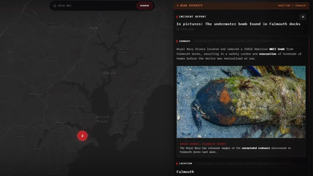 Example of a UXO Incident on Remnant